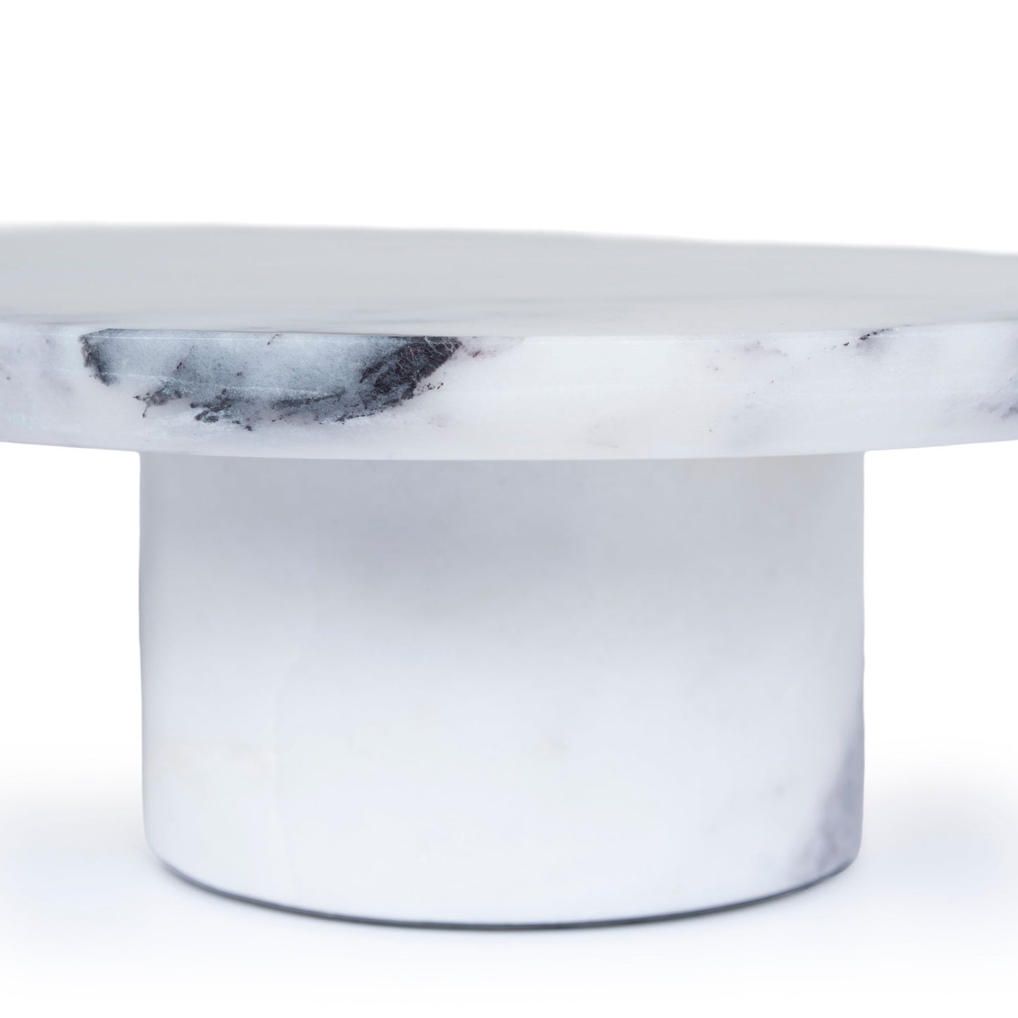 CAC10710-KM Natural Marble Tray - White