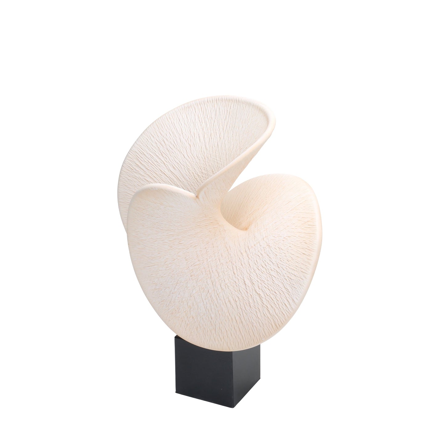 CAC10718-KM Shell Look Sculpture - Beige