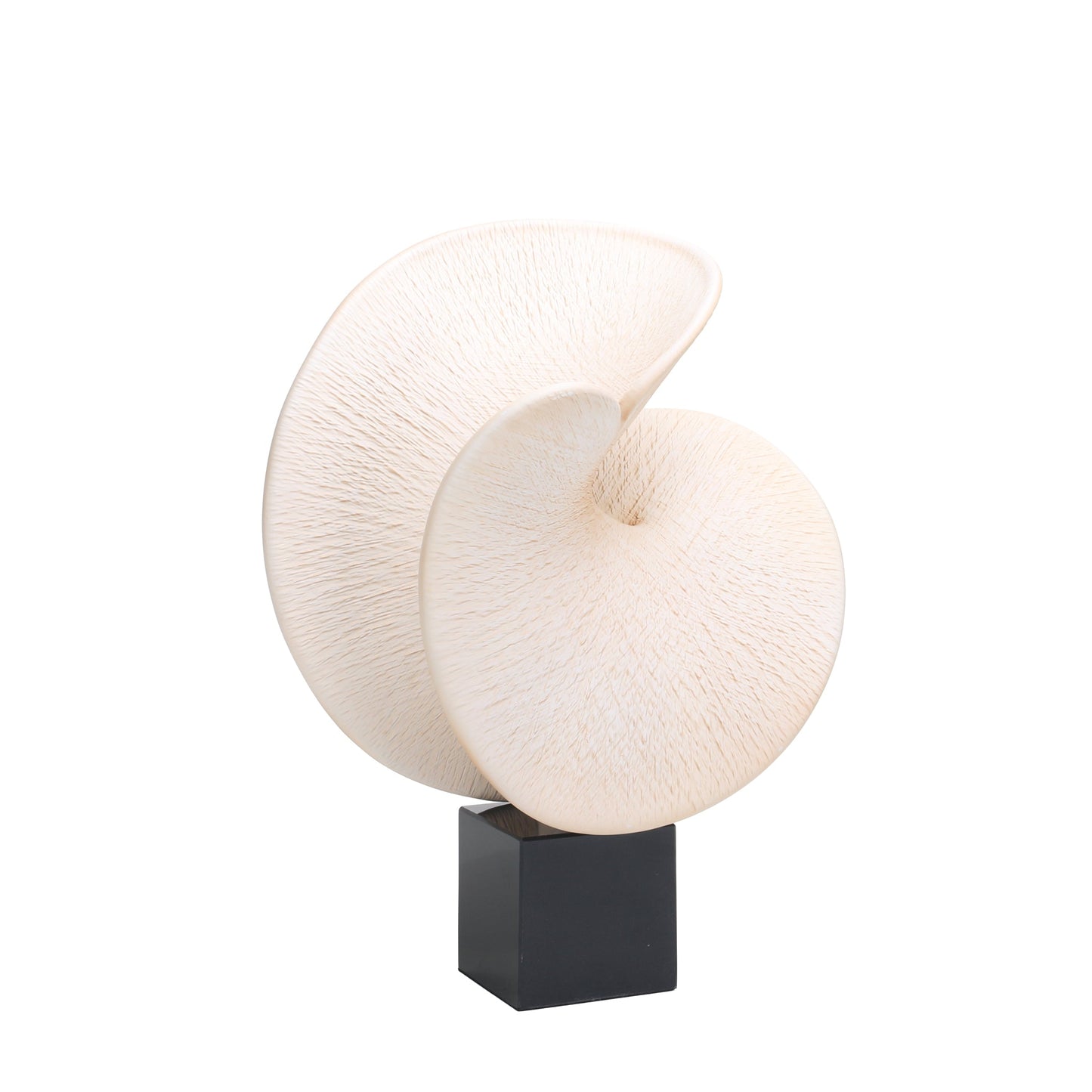 CAC10718-KM Shell Look Sculpture - Beige