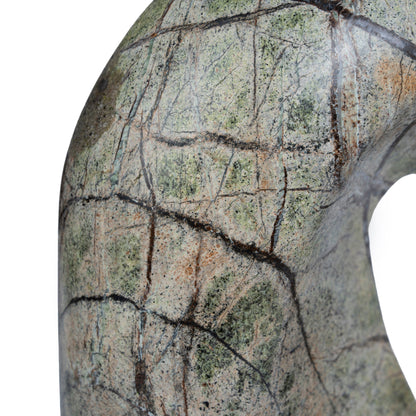 CAC10720-KM Sea Waves Marble Sculpture - Green