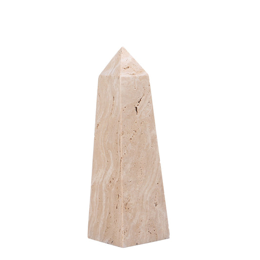 CAC10722-KM Obelisks Large Sculpture - Beige