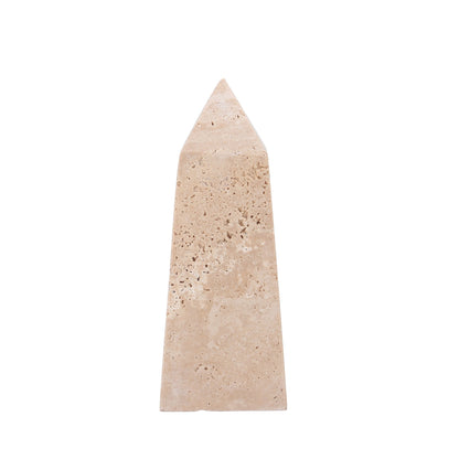 CAC10723-KM Obelisks Small Sculpture - Beige