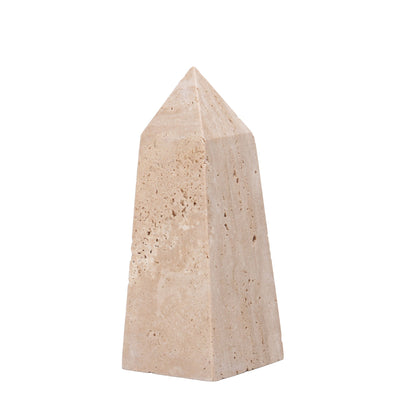 CAC10723-KM Obelisks Small Sculpture - Beige