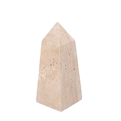 CAC10723-KM Obelisks Small Sculpture - Beige