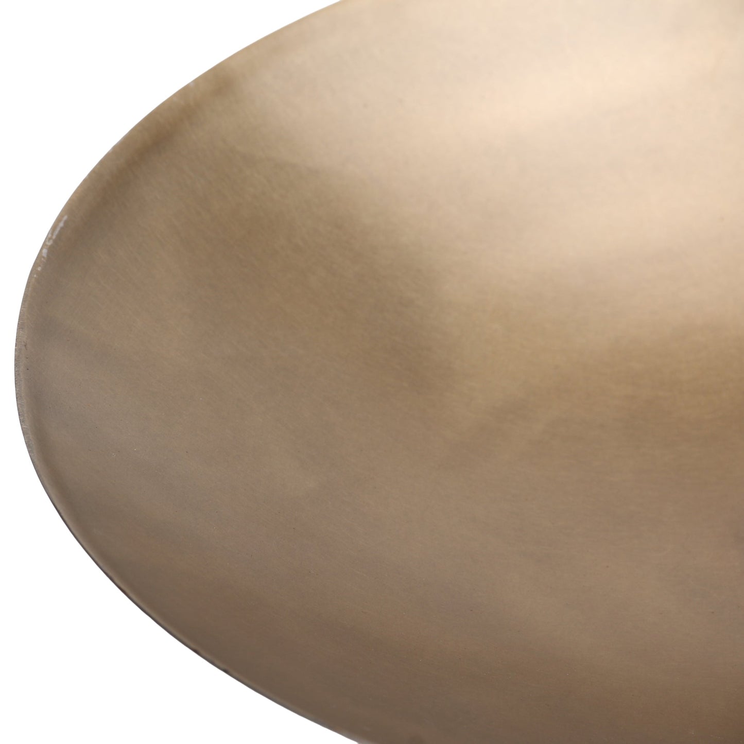 CAC10726-KM Arc Pedestal Metal Small Tray - Antique Brass