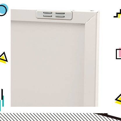 ArtissIn Buffet Sideboard Metal Cabinet - BASE White