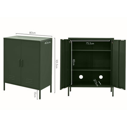 ArtissIn Buffet Sideboard Metal Cabinet - SWEETHEART Green