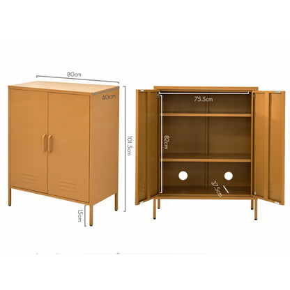 ArtissIn Buffet Sideboard Metal Cabinet - SWEETHEART Yellow