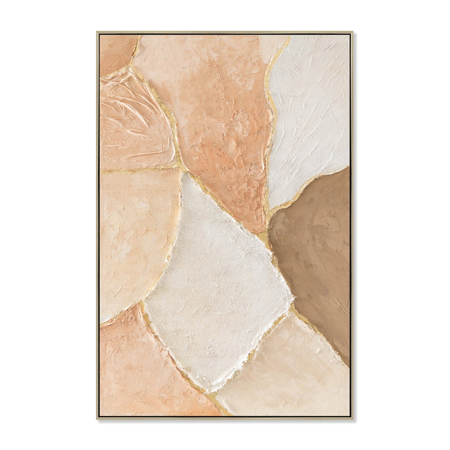 CAR12186-CLO 80 x 120cm Framed Canvas - Natural