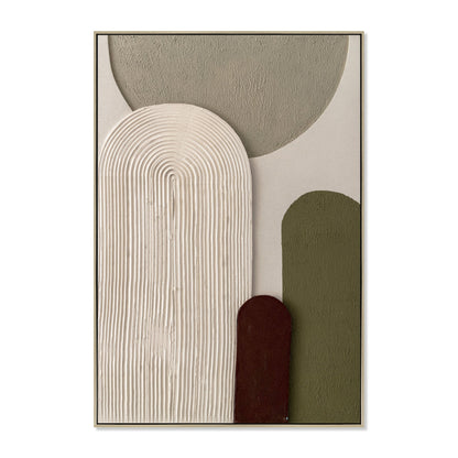 CAR12195-CLO 60 x 90cm Framed Canvas - Natural