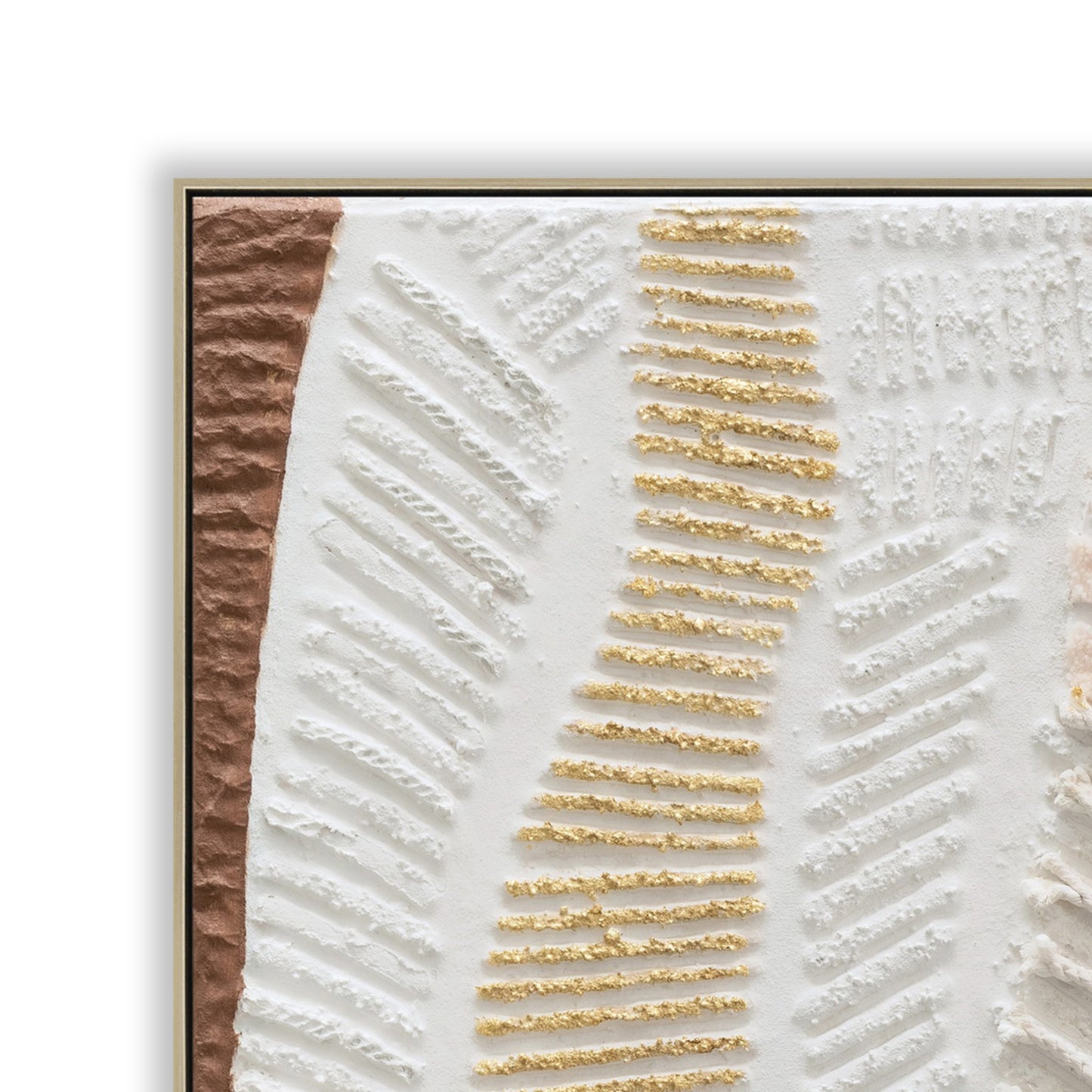 CAR12200-CLO 100 x 100cm Framed Canvas - Natural