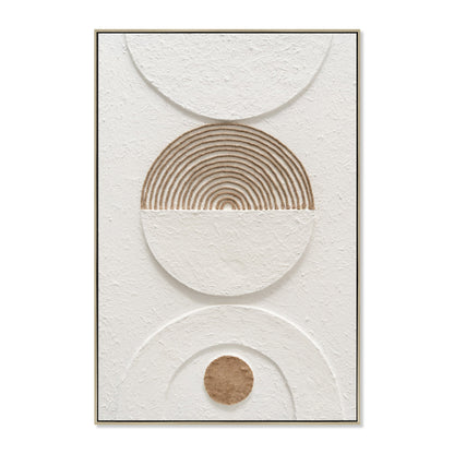 CAR12206-CLO 80 x 120cm Framed Canvas - Natural