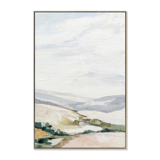 CAR12210-CLO 80 x 120cm Framed Canvas - Natural