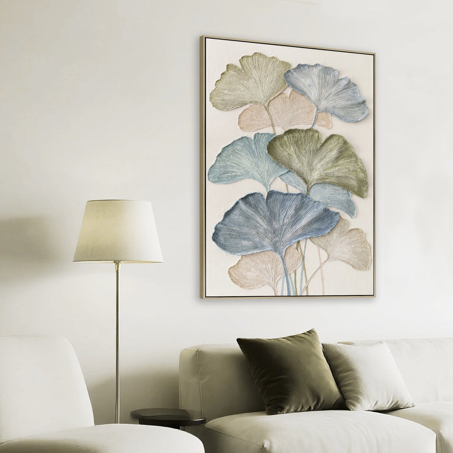 CAR12211-CLO 80 x 120cm Framed Canvas - Natural