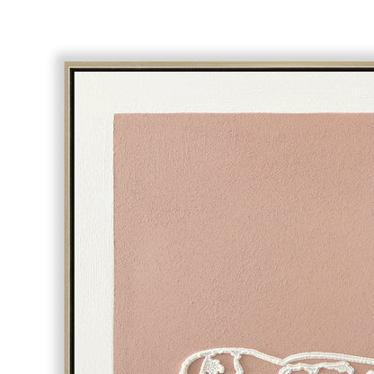 CAR12216-CLO 60 x 90cm Framed Canvas - Natural