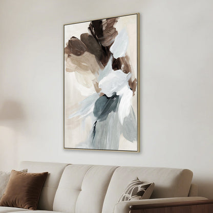 CAR12223-CLO 80 x 120cm Framed Canvas - Natural