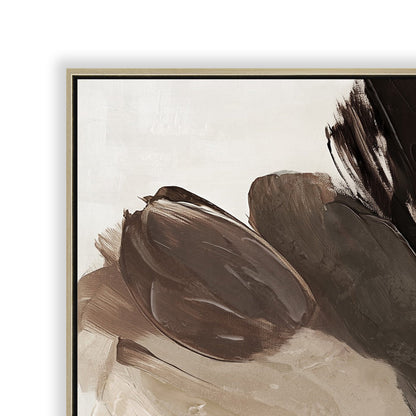 CAR12223-CLO 80 x 120cm Framed Canvas - Natural