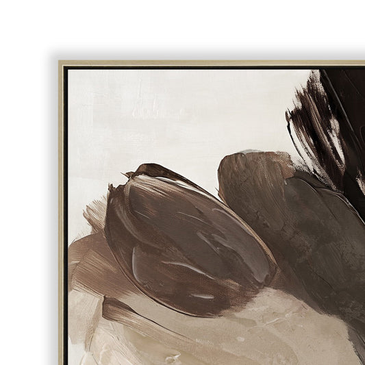 CAR12223-CLO 80 x 120cm Framed Canvas - Natural