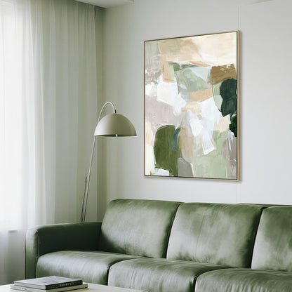 CAR12224-CLO 80 x 120cm Framed Canvas - Natural