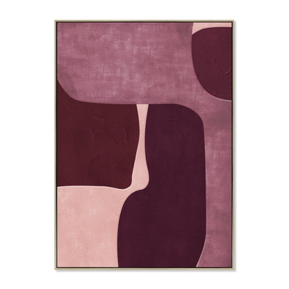 CAR12226-CLO 100 x 140cm Framed Canvas - Natural