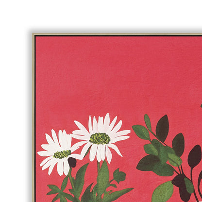 CAR12231-CLO 40 x 40cm Framed Canvas - Natural