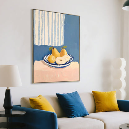 CAR12232-CLO 80 x 120cm Framed Canvas - Natural