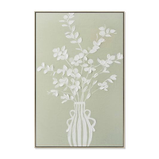 CAR12234-CLO 60 x 90cm Framed Canvas - Natural