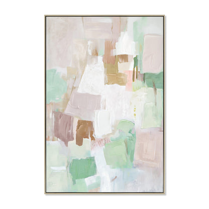 CAR12239-CLO 80 x 120cm Framed Canvas - Natural