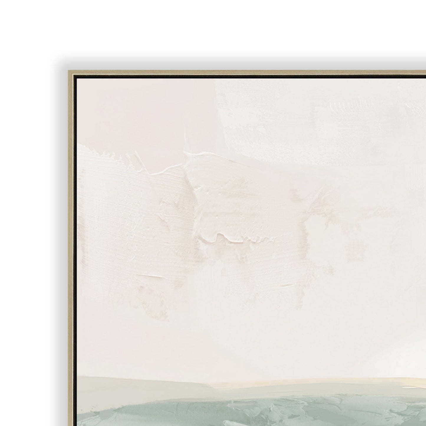 CAR12240-CLO 80 x 80cm Framed Canvas - Natural