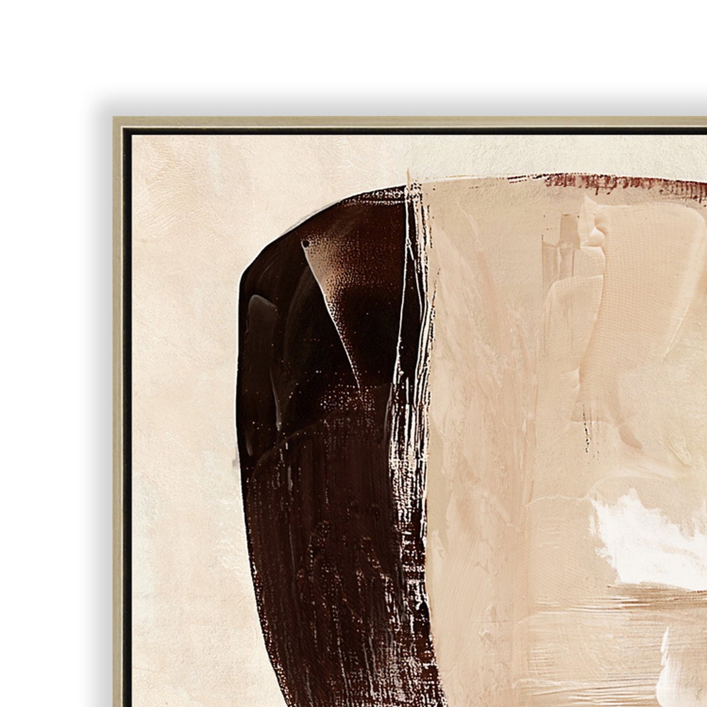 CAR12243-CLO 80 x 120cm Framed Canvas - Natural