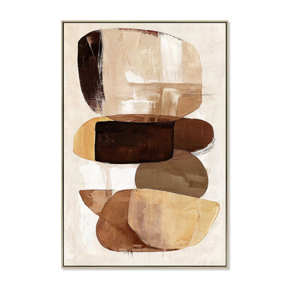 CAR12243-CLO 80 x 120cm Framed Canvas - Natural