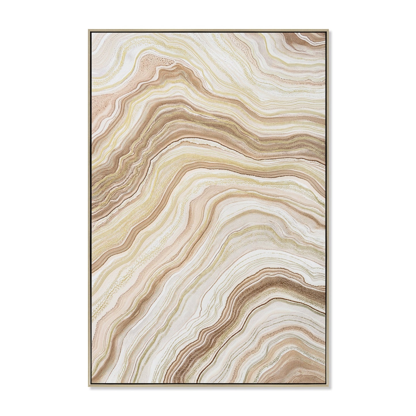 CAR12249-CLO 80 x 120cm Framed Canvas - Natural