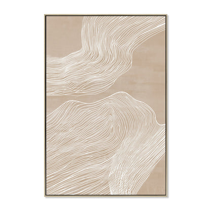 CAR12251-CLO 80 x 120cm Framed Canvas - Natural