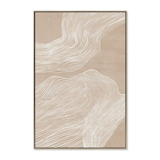 CAR12251-CLO 80 x 120cm Framed Canvas - Natural