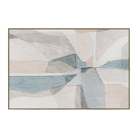 CAR12310-CLO 120 x 80cm Framed Canvas - Light Natural