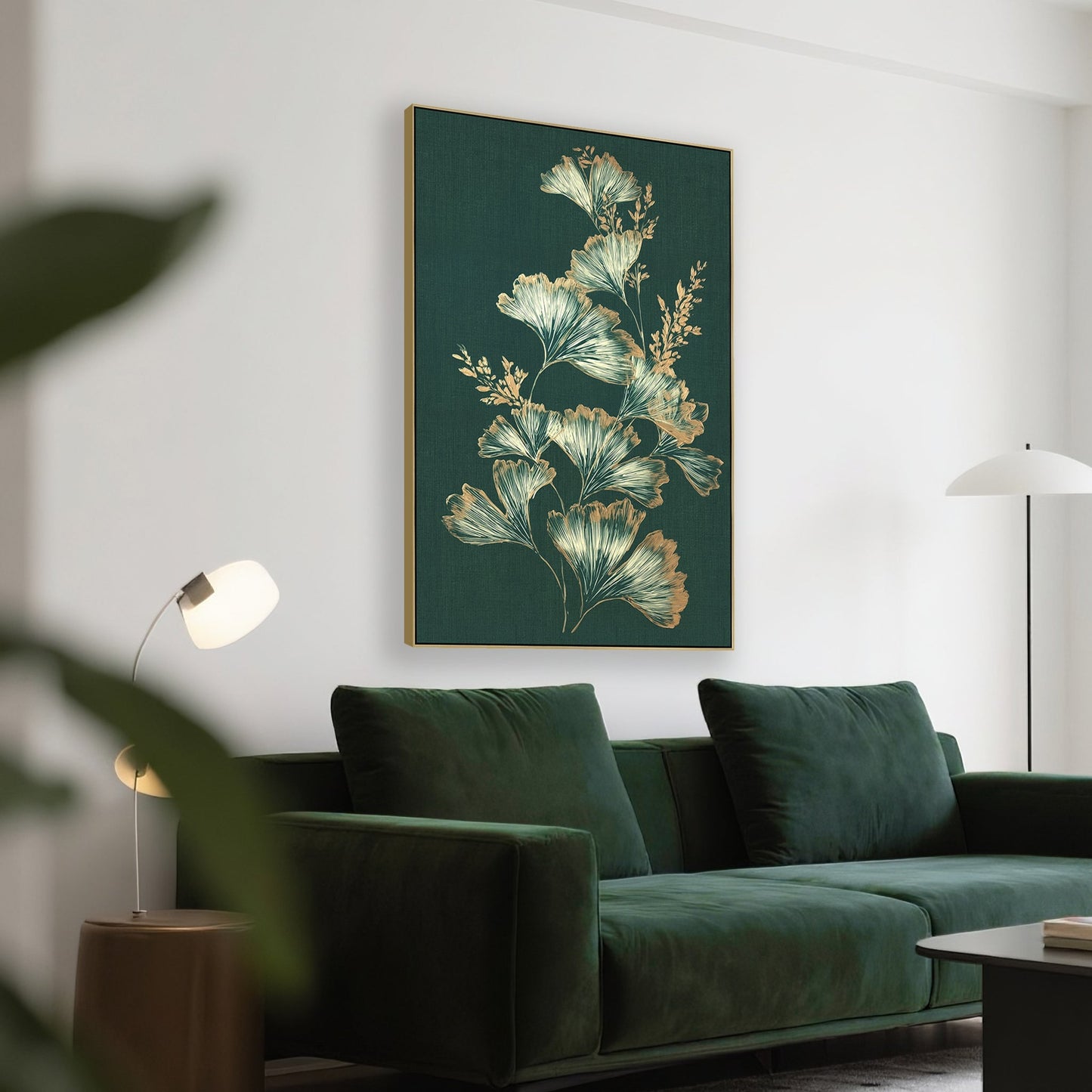 CAR12313-CLO Style B 80 x 120cm Framed Canvas - Natural