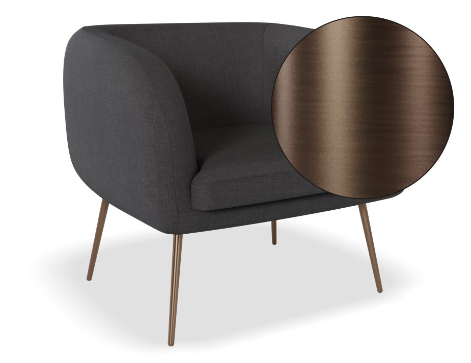 Amour Lounge Chair - Storm Grey