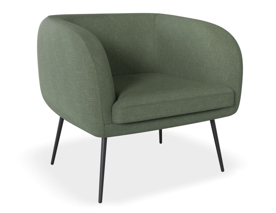Amour Lounge Chair - Kelp Green