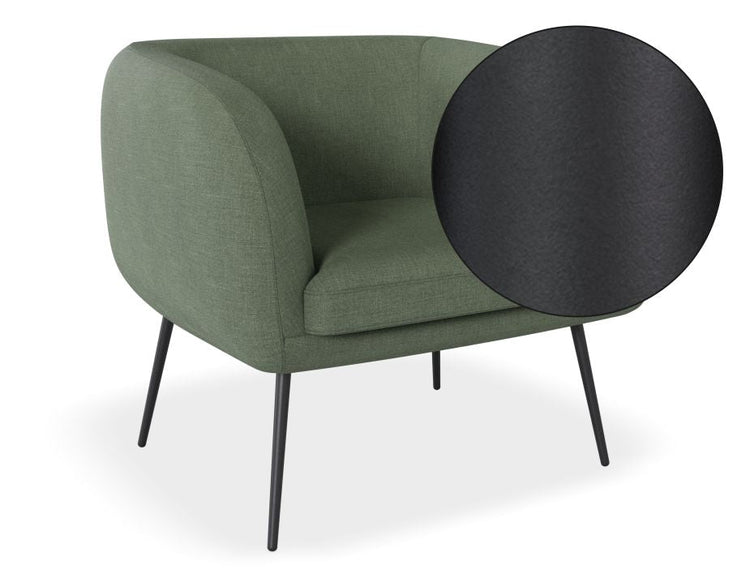 Amour Lounge Chair - Kelp Green