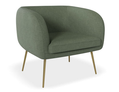 Amour Lounge Chair - Kelp Green