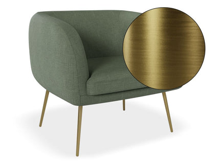 Amour Lounge Chair - Kelp Green