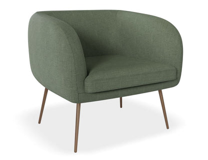 Amour Lounge Chair - Kelp Green