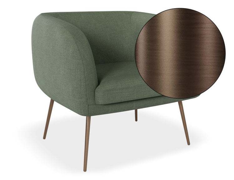 Amour Lounge Chair - Kelp Green