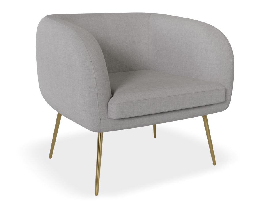 Amour Lounge Chair - Cloud Grey