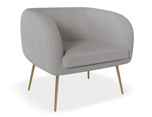 Amour Lounge Chair - Cloud Grey