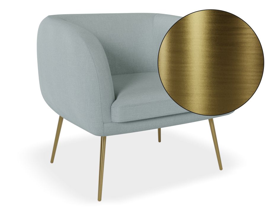 Amour Lounge Chair - Sky Blue