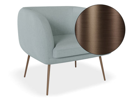 Amour Lounge Chair - Sky Blue