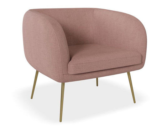 Amour Lounge Chair - Blush Pink