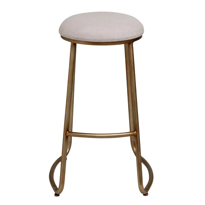 Annie Kitchen Stool - Natural Linen
