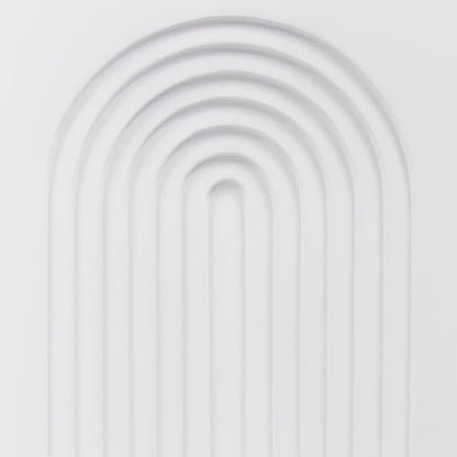 Arc Concrete Stool - White